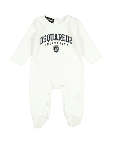 DSQUARED2 Baby jumpsuit  White 80% Cotton, 20% Polyester