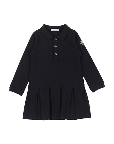 MONCLER Vestido para bebé  Midnight blue 97% Cotton, 3% Elastane