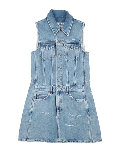 MM6 MAISON MARGIELA Dress BLU 100% Cotton