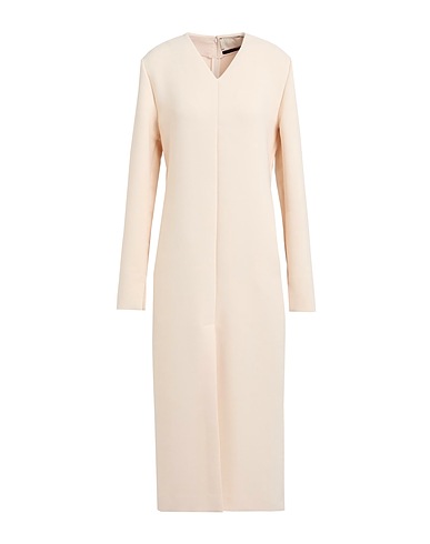 CALCATERRA Long dress Ivory 81% Polyester, 15% Viscose, 4% Elastane