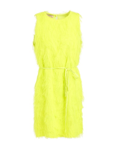 TWINSET Short dress Lime green 100% Polyester