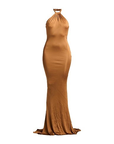 GIUSEPPE DI MORABITO Vestito lungo Cammello 100% Viscosa