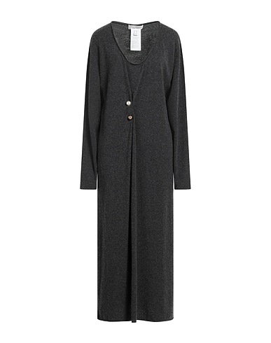 PHILOSOPHY di LORENZO SERAFINI Long dress Lead 55% Wool, 30% Silk, 15% Cashmere