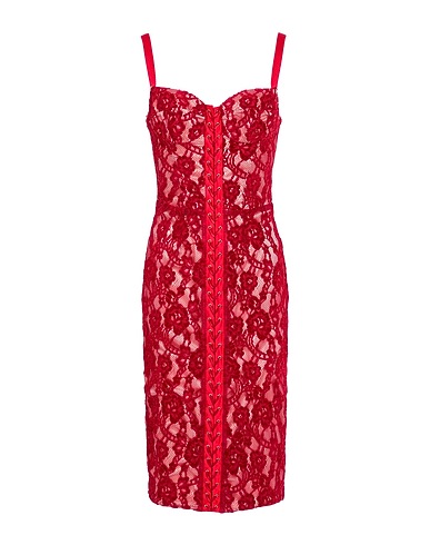 ELISABETTA FRANCHI Elegant dress Garnet 100% Polyamide