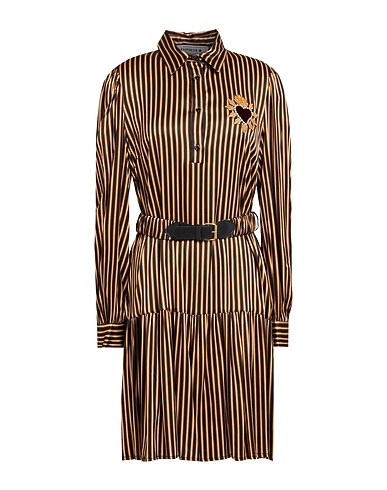 SHIRTAPORTER Shirt dress Camel 97% Viscose, 3% Elastane