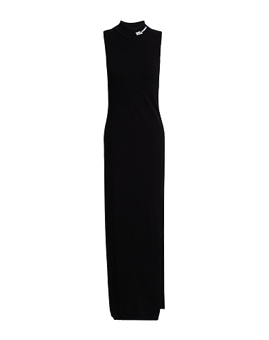 KARL LAGERFELD JEANS Long dress Black 80% Cotton, 20% Polyamide