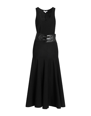 ALAÏA Long dress Black 75% Viscose, 25% Polyester
