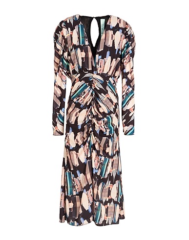 IL THE' DELLE 5 Midi dress Black 100% Polyester