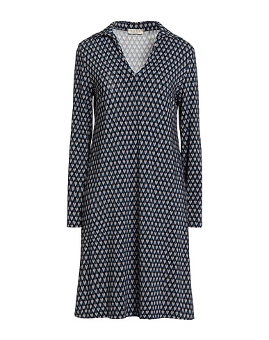 SIYU Short dress Navy blue 95% Viscose, 5% Elastane