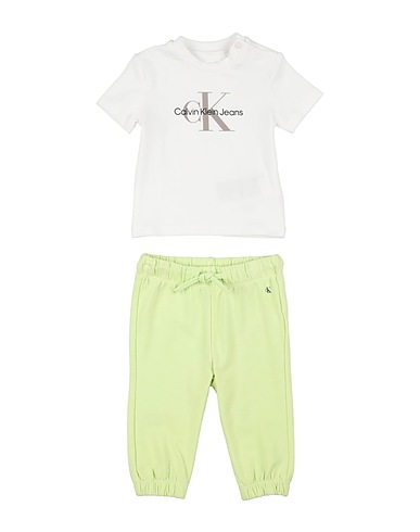 CALVIN KLEIN JEANS Baby co-ord  White 95% Cotton, 5% Elastane
