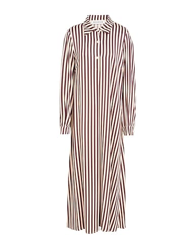 SHIRTAPORTER Long dress Beige 97% Viscose, 3% Elastane