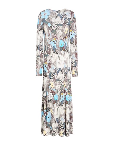 TORY BURCH Long dress Grey 100% Viscose