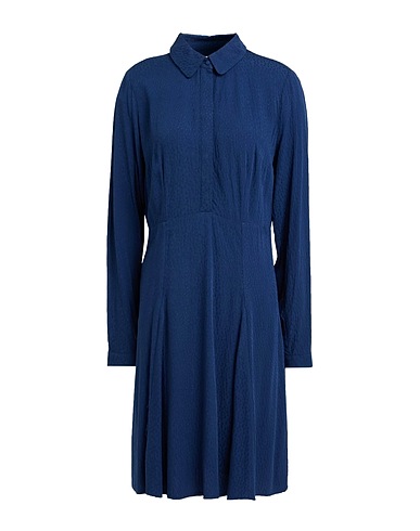 NÜMPH Midi dress Navy blue 100% Viscose