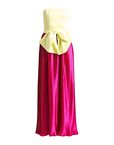 SALVO MARTORANA Langes Kleid Fuchsia 100% Polyester