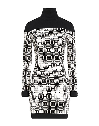 ELISABETTA FRANCHI Sheath dress Ivory 65% Viscose, 35% Polyamide