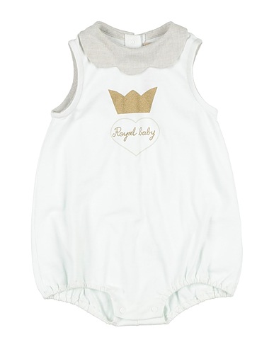 LA STUPENDERIA Baby jumpsuit  Off white 100% Cotton