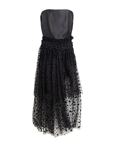 SALVO MARTORANA Long dress Black 100% Polyester