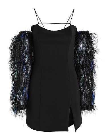 FELEPPA Short dress Black 100% Polyester, Elastane