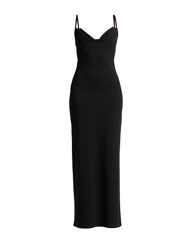 MVP WARDROBE Long dress Black 100% Polyester