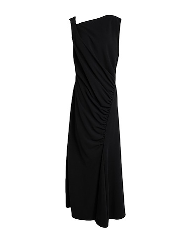 IMPERIAL Langes Kleid Schwarz 96% Polyester, 4% Elastan