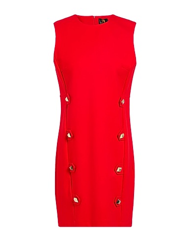 GAI MATTIOLO Short dress GM Tomato red 65% Viscose, 30% Polyamide, 5% Elastane