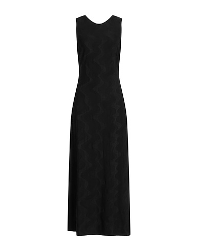 GIORGIO ARMANI Vestito lungo Nero 92% Viscosa, 8% Elastan
