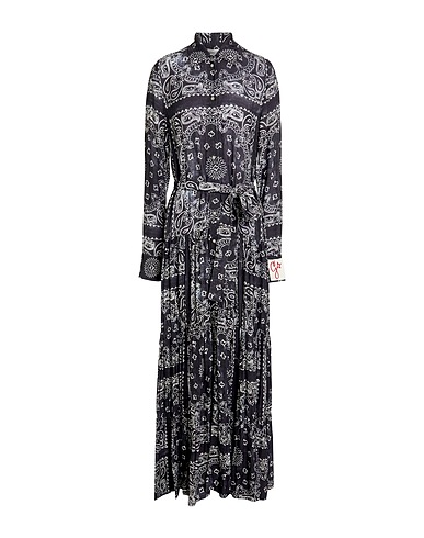 GOLDEN GOOSE Long dress Charcoal 100% Viscose