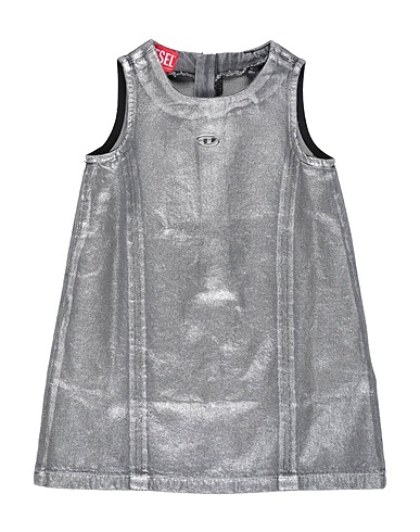 DIESEL Vestito Argento 100% Cotone