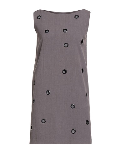 CAVALLI CLASS Short dress Grey 63% Polyester, 33% Rayon, 4% Elastane