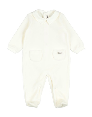BEBEBO' Strampelanzug für Babys Elfenbein 80% Baumwolle, 20% Polyester