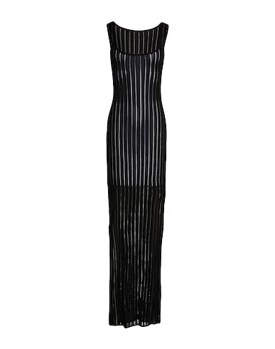 LA GALPA Long dress Black 100% Recycled viscose