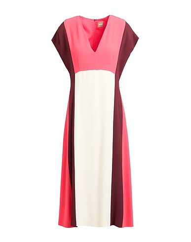 BOSS Midi-Kleid Koralle 72% Acetat, 28% Viskose