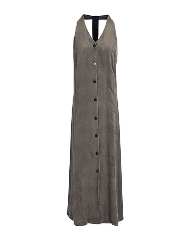 ALYSI Long dress CRÈME Grey 100% Viscose