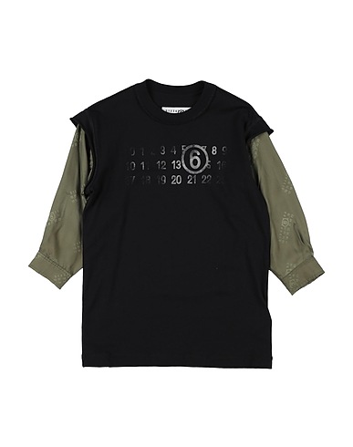 MM6 MAISON MARGIELA Dress Black 100% Cotton, Viscose