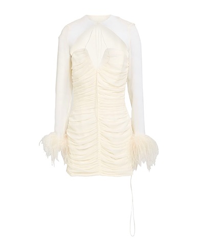 DE LA VALI Elegant dress Ivory 100% Silk
