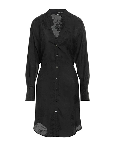 ISABEL BENENATO Shirt dress Black 100% Cupro