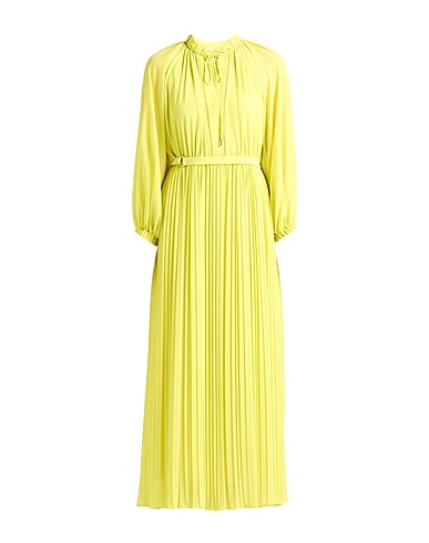 BEATRICE .B Long dress Lime green 100% Polyester