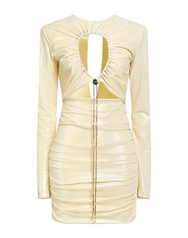 DANAMÉ Sheath dress Cream 80% Polyamide, 20% Elastane