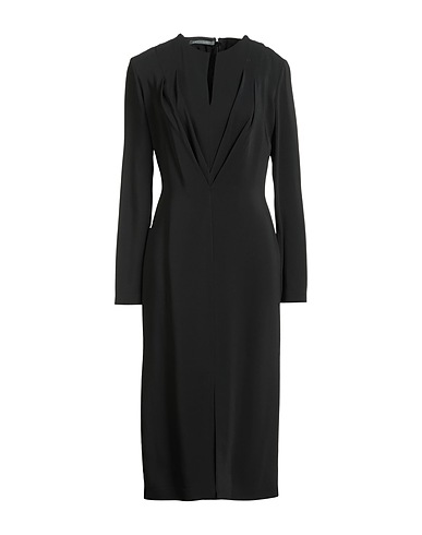 ALBERTA FERRETTI Midi dress Black 96% Viscose, 4% Elastane