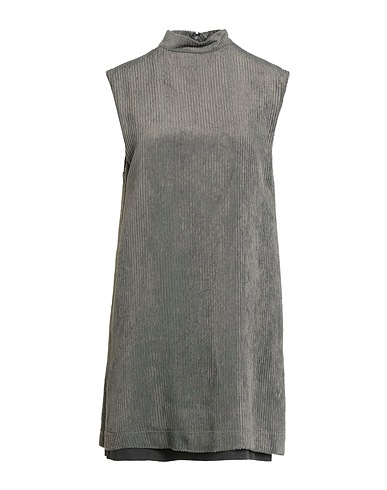 ALYSI Short dress CRÈME Grey 100% Viscose