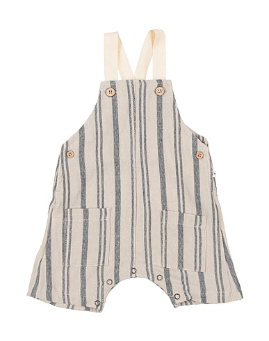 1 + IN THE FAMILY Baby jumpsuit BEIGE 50% Cotton, 50% Polyester