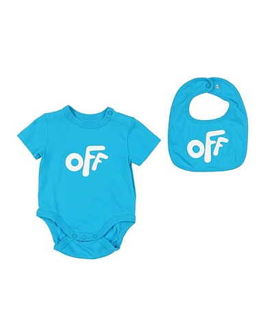 OFF-WHITE™ KIDS Set baby Azzurro 100% Cotone