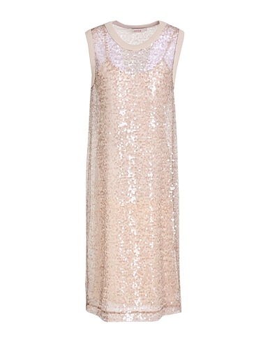 JUCCA Elegant dress Taupe 100% Polyester, Cotton