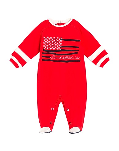 BEVERLY HILLS POLO CLUB Tutina Baby  Rosso 95% Cotone, 5% Elastan