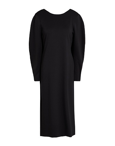 MEIMEIJ Midi dress Black 93% Polyester, 7% Elastane