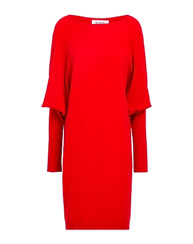 BLUGIRL Short dress Red 90% Wool, 10% Cashmere