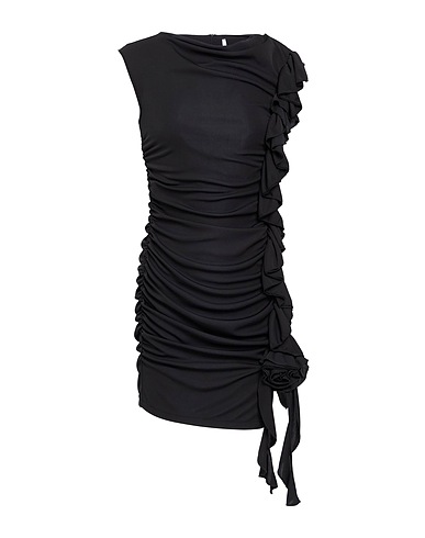 IMPERIAL Minivestido Negro 96% Poliéster, 4% Elastán