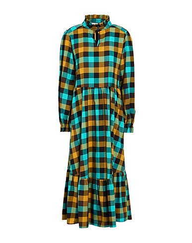 SHIRTAPORTER Midi dress Turquoise 100% Viscose