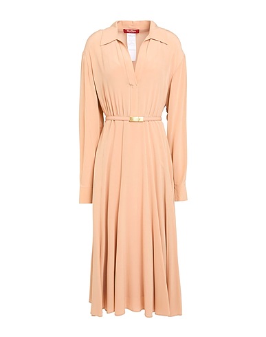 MAX MARA STUDIO Midi dress Blush 100% Silk