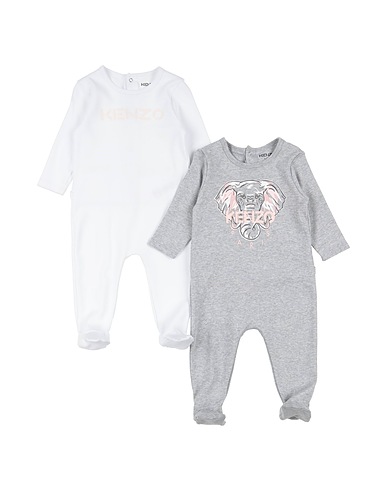 KENZO KIDS Baby-Set Grau 100% Baumwolle